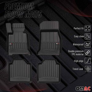 BMW 3 SERIES GT Floor Mat - Omac - Proline Premium TPE - Black - '14-'19